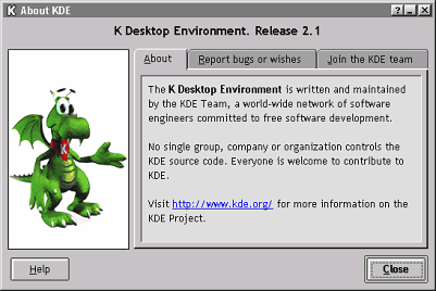 KDE2 About