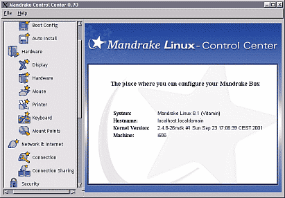 Mandrake Control Center