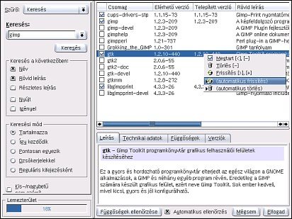 Ami eddig csak a Debian kiváltsága volt: csomagállapot-kezelés