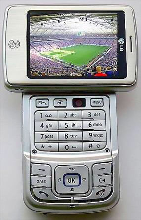 LG U900 DMB-H mobiltelefon