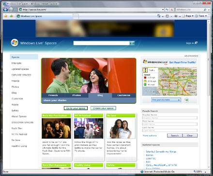 Windows Live Spaces