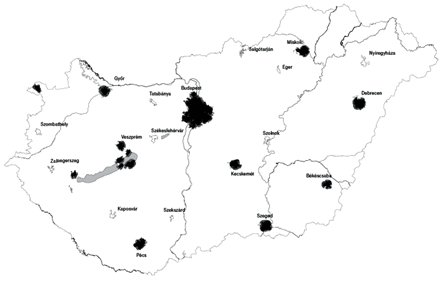 T-Mobile 3G/HSDPA lefedettség novemberében