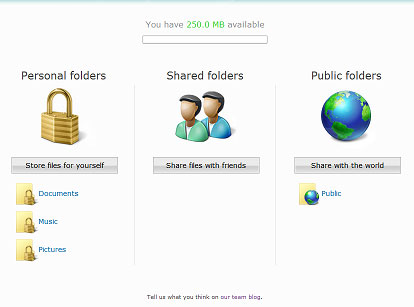 Windows Live Folders