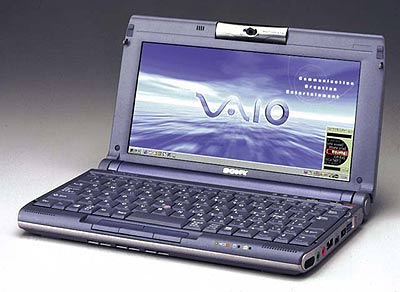 Transmeta processzoros VAIO C1VE Picturebook beépített, forgatható kamerával