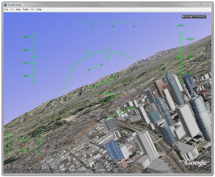 Google Earth repülőgépszimulátor
