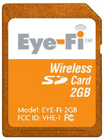 Eye-Fi beépített Wi-Fi-vel