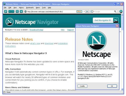 Netscape Navigator 9