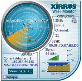 Xirrus Wi-Fi monitor