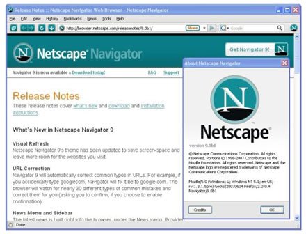 Netscape Navigator 9