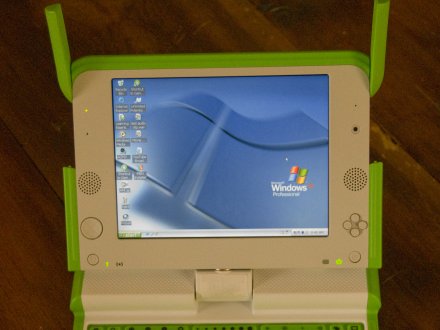 Windows XP az OLPC XO notebookon