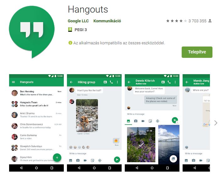 Ingyenes A Hangouts Szolgáltatás A Neten