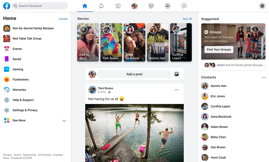 nem facebook használat társkereső messenger