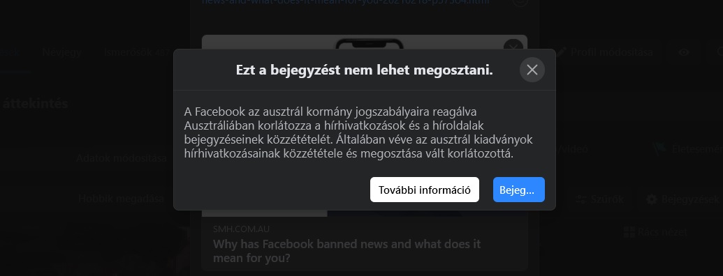 facebooknewsban