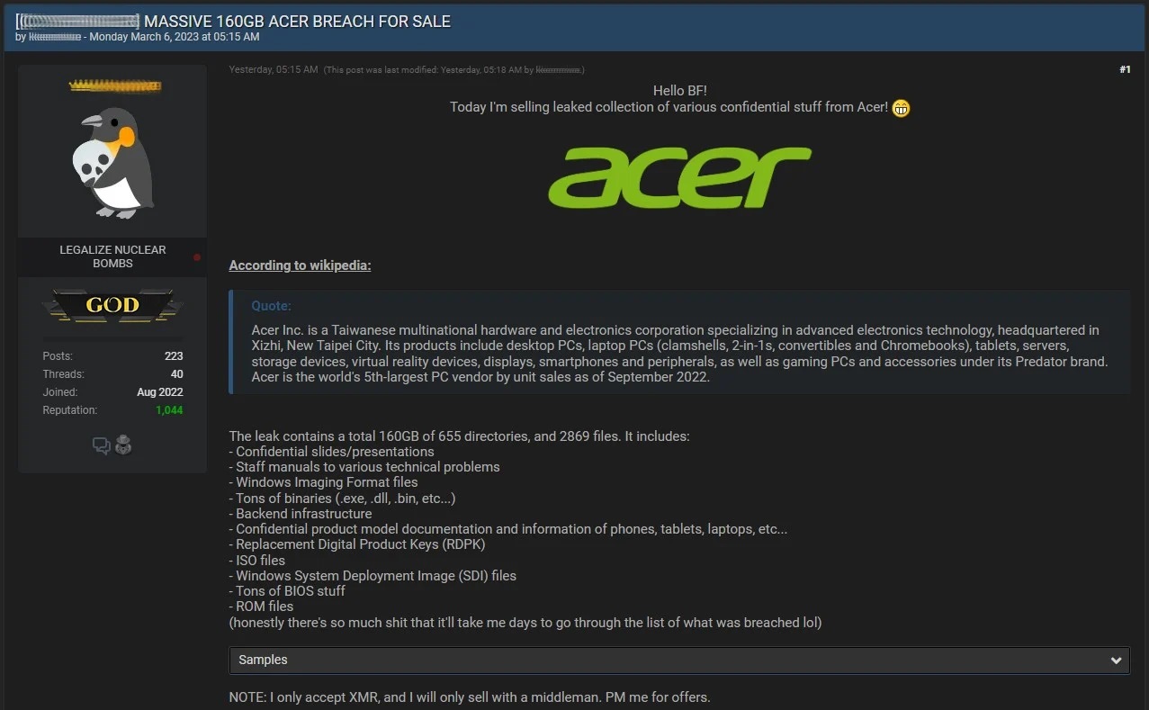 acer_lopás