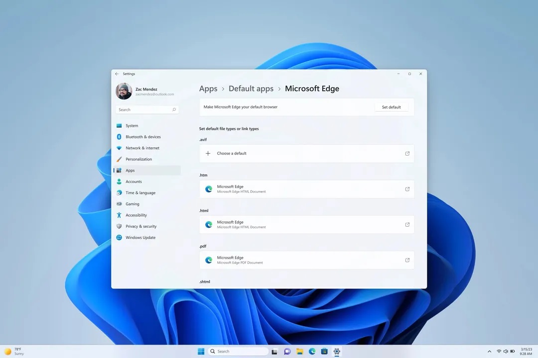 kitűzés_windows