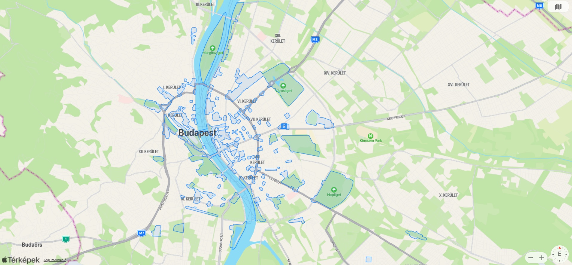 térképek