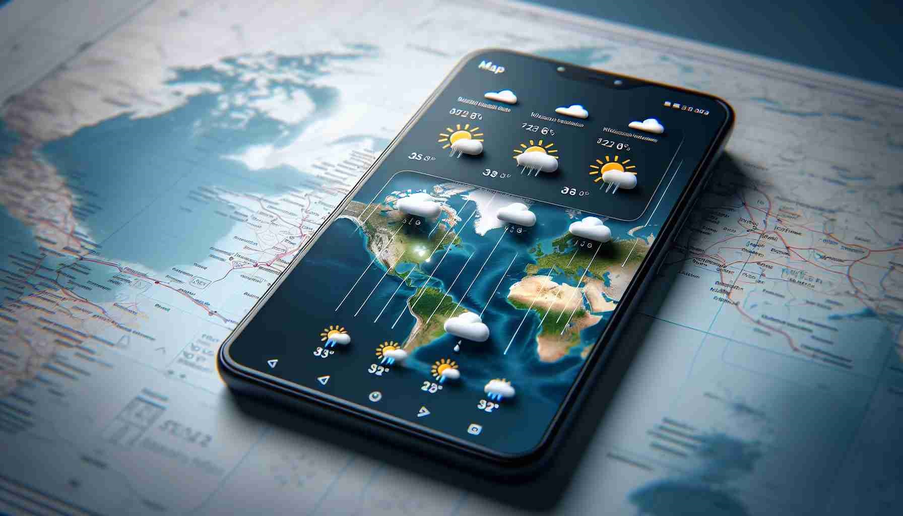 Már az androidos Google Térkép is mutatja az időjárást